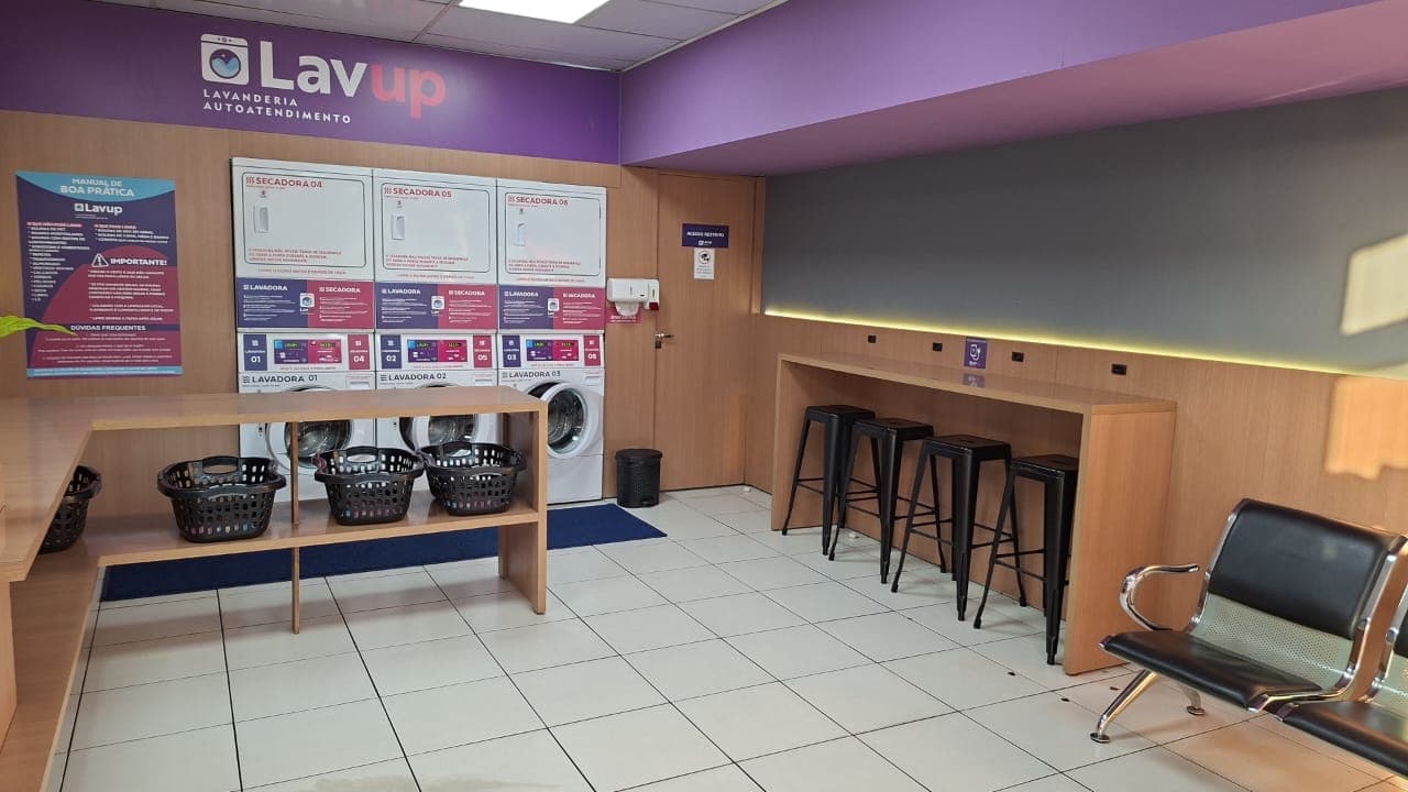 Ambiente interno da Lavup